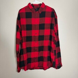 [Used/Like New] H&M flannel Shirt // Men Size L